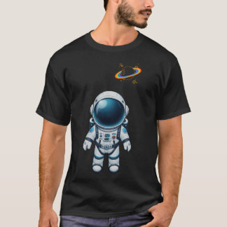 Astronaut With Planet T-Shirt