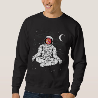 Astronaut Yoga Decentraland MANA Coin To The Moon  Sweatshirt