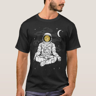 Astronaut Yoga Dogecoin Doge Coin To The Moon Cryp T-Shirt