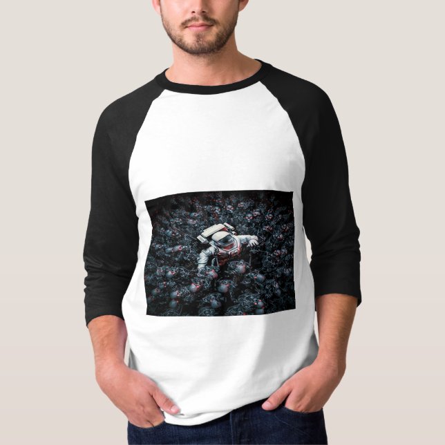 Astronaute / Skull T-Shirt (Front)