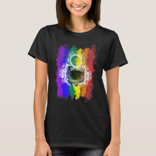 Astronauthelmet Spaceshuttle Drum N Bass Gabber Fr T-Shirt