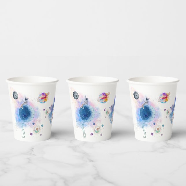 Astronauts and Space Paper Cups (Multi)