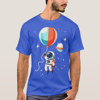 Astronauts Balloon Journey T-Shirt
