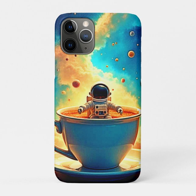 Astronaut's Coffee Cosmos Journey Case-Mate iPhone Case (Back)