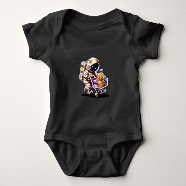 Astronaut's Expedition Baby Bodysuit (Front)
