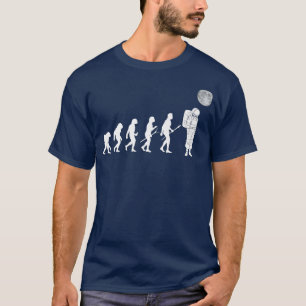 Astronauts Human Activity Evolution Walking in Spa T-Shirt