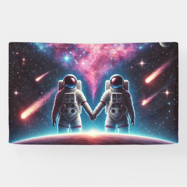 Astronauts in Love Banner (Horizontal)
