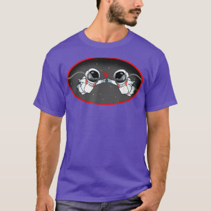 Astronauts In Love Boyfriend Girlfriend T-Shirt