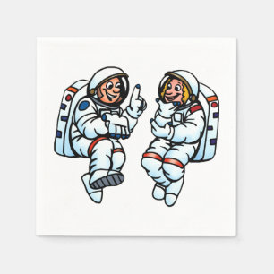 Astronauts Paper Napkins