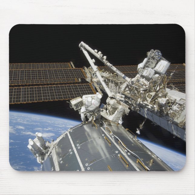 Astronauts perform a series of tasks mouse pad (Front)