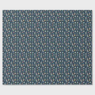 Astronauts & Planets Comic - Sci-Fi Space Pattern Wrapping Paper