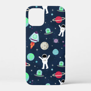 Astronauts Planets Rockets and Aliens iPhone 12 Mini Case