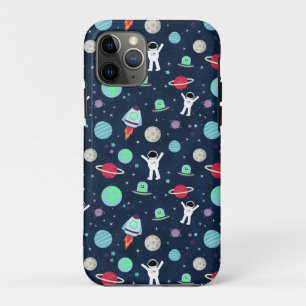 Astronauts Planets Rockets and Aliens iPhone 11 Pro Case