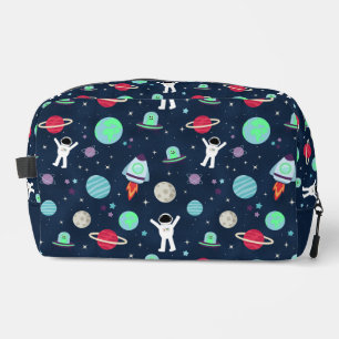 Astronauts Planets Rockets and Aliens Dopp Kit
