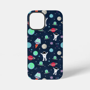 Astronauts Planets Rockets and Aliens iPhone 12 Mini Case