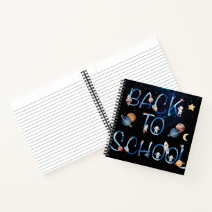 Astronauts Planets Space,back to school Notebook