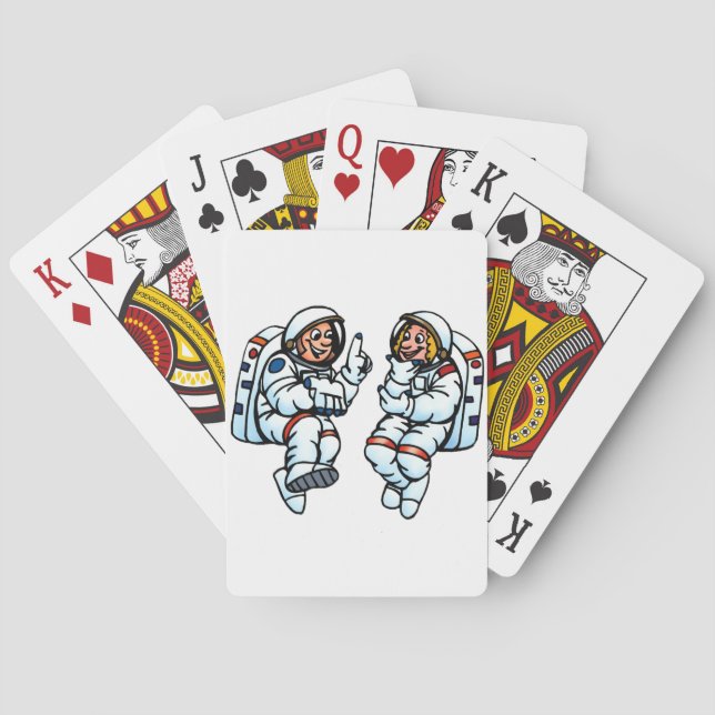 Astronauts Playing Cards (Back)