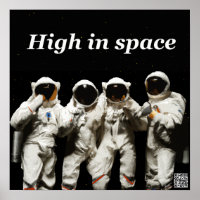 Astronauts posing before going to the space