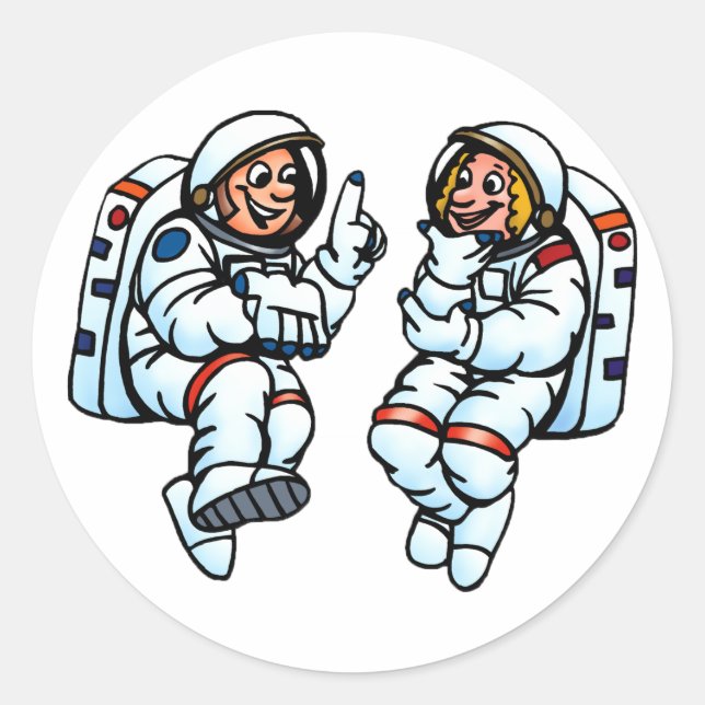 Astronauts Stickers (Front)