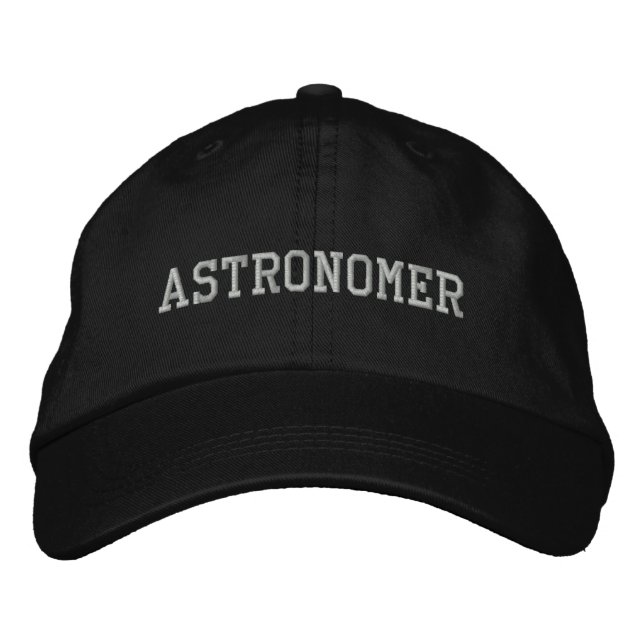 Astronomer Astronomy Science Embroidered Hat (Front)