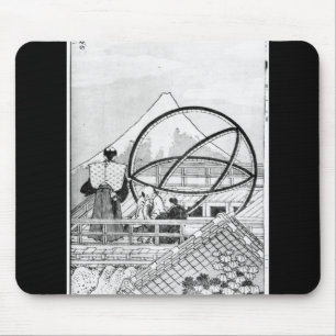 Astronomers working during Edo Period Mouse Pad