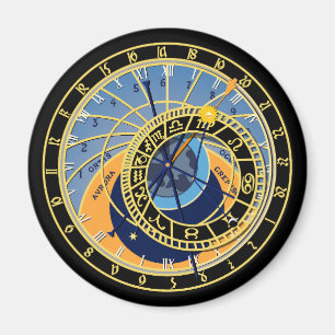 Astronomical Clock Astrology Star Constellation Magnet