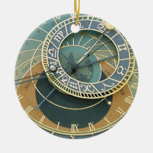 Astronomical Clock Ceramic Tree Decoration