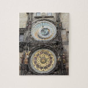 Astronomical Clock in Prague souvenir photo Jigsaw Puzzle