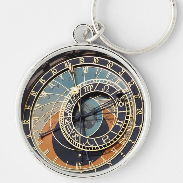 Astronomical Clock In Praque Key Ring (Front)