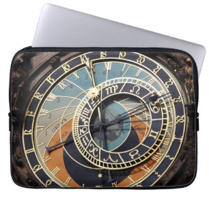 Astronomical Clock In Praque  Laptop Sleeve