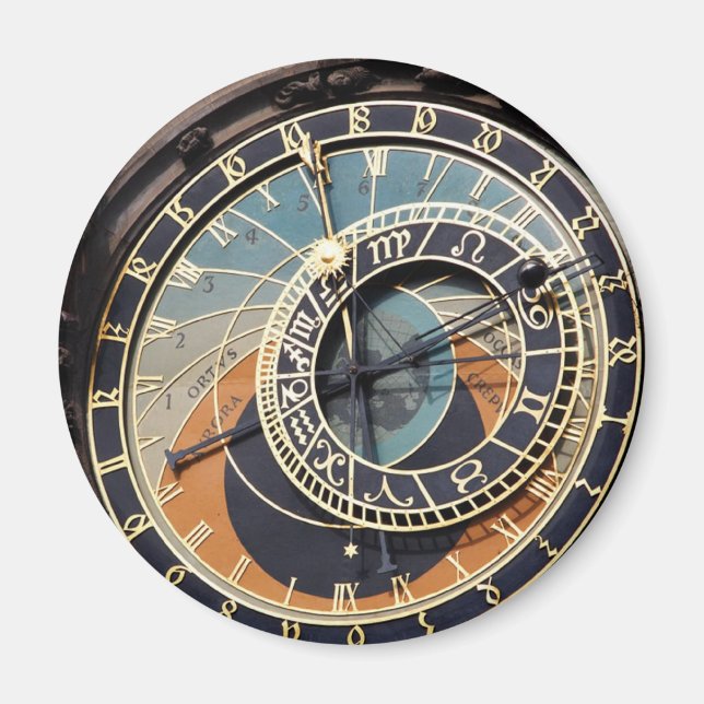 Astronomical Clock In Praque Magnet (Front)