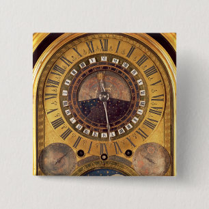 Astronomical clock made for the Grand Dauphin 15 Cm Square Badge