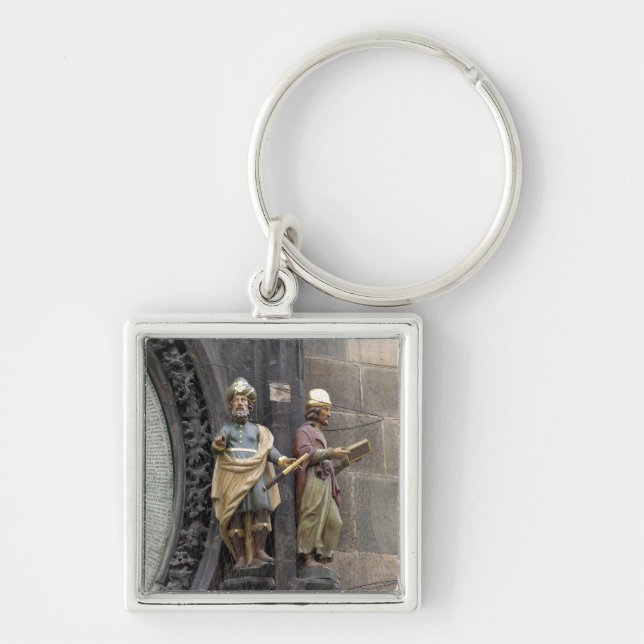 Astronomical Clock or Prague Orloj Key Ring (Front)