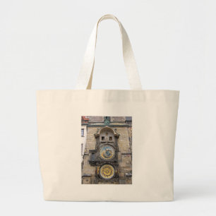 Astronomical Clock or Prague Orloj Large Tote Bag