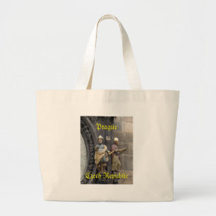 Astronomical Clock or Prague Orloj Large Tote Bag