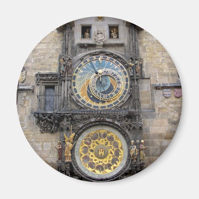 Astronomical Clock or Prague Orloj Magnet (Front)
