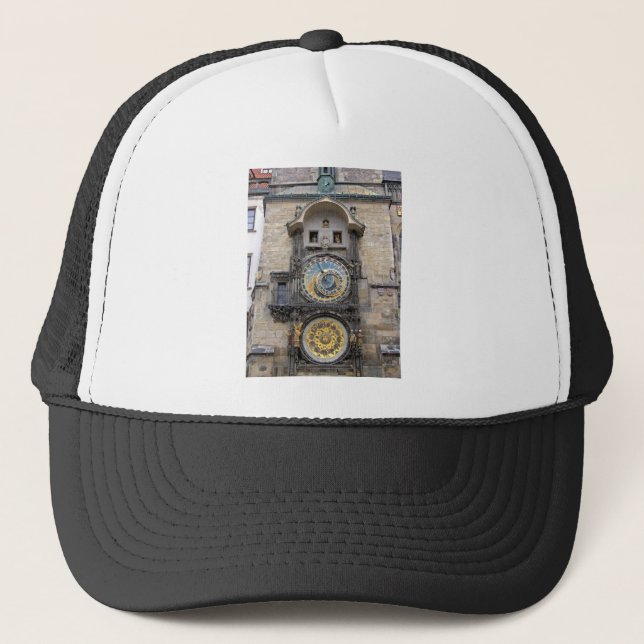 Astronomical Clock or Prague Orloj Trucker Hat (Front)