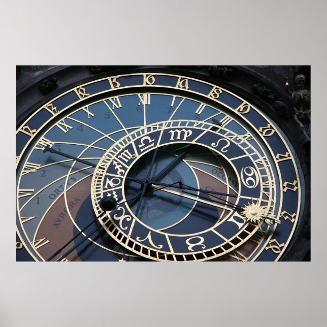 Astronomical clock poster (Front)