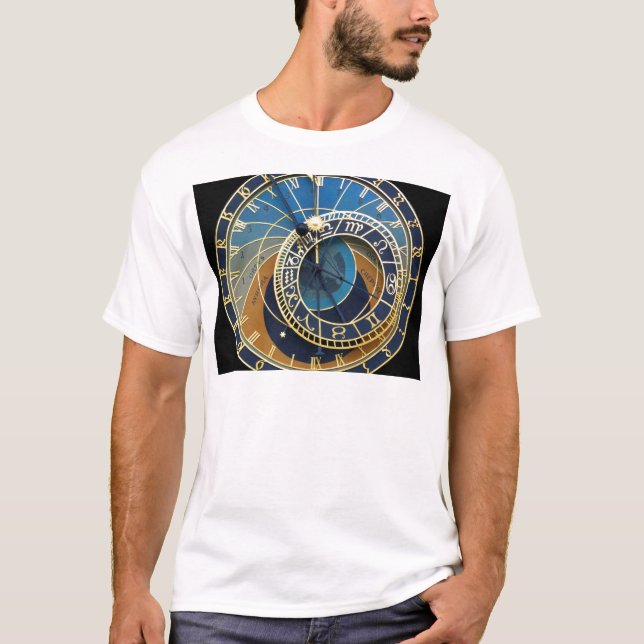 Astronomical Clock-Prague Orloj T-Shirt (Front)