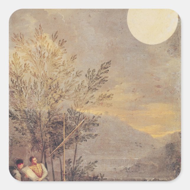 Astronomical Observations 2 Square Sticker (Front)