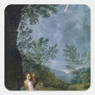 Astronomical Observations Square Sticker