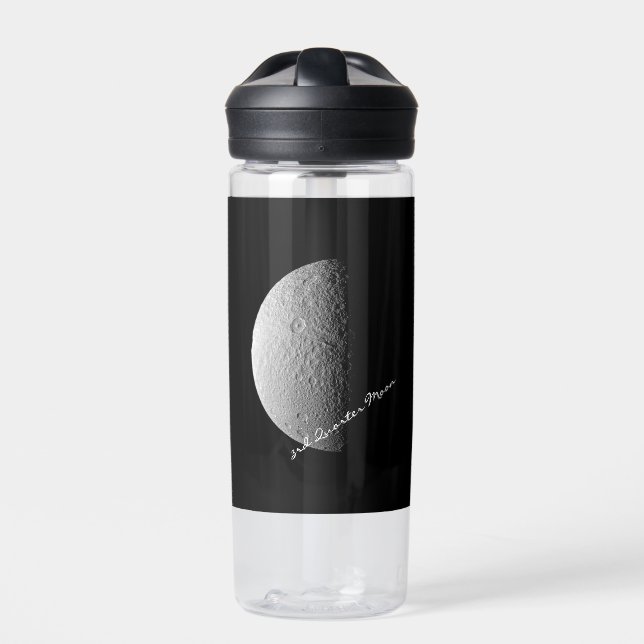 Astronomy & 3rd Quarter Moon, Hubble / Space Water Bottle (Front)