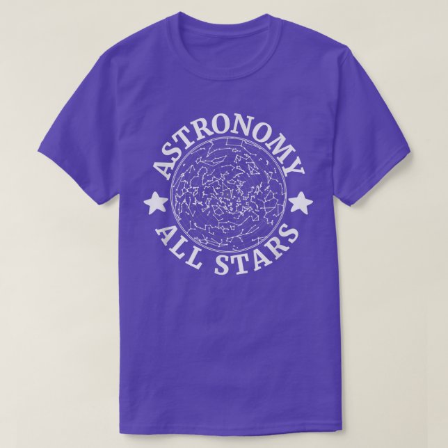 Astronomy All Stars  cosmology, space, physics  T-Shirt (Design Front)