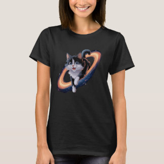 Astronomy Astrophysics Space Scientist Kitten Cat  T-Shirt