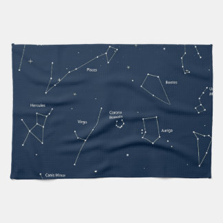 astronomy background tea towel