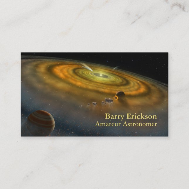 Astronomy Business Card (Front)