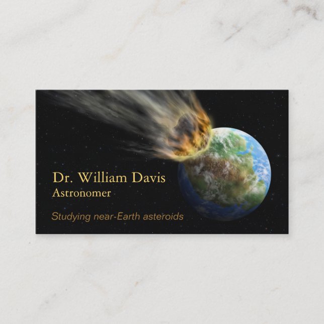 Astronomy Business Card (Front)