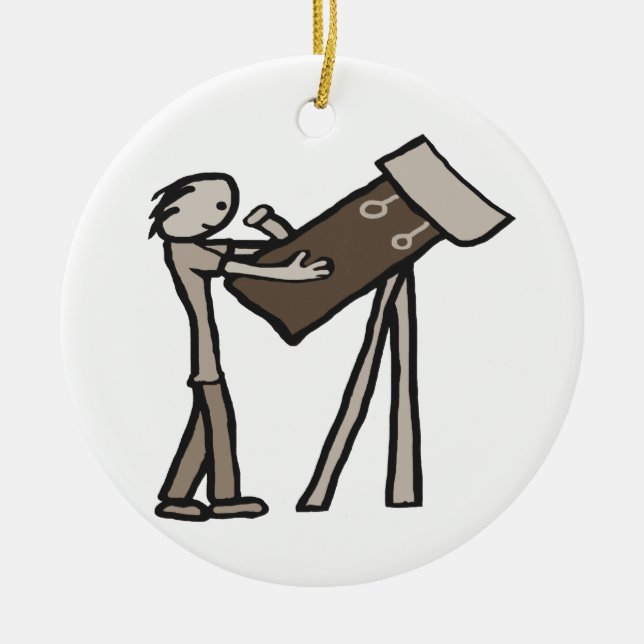 Astronomy Ceramic Ornament (Front)