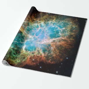 Astronomy Crab Nebula Hubble Space Wrapping Paper