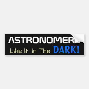 Astronomy Fun Bumper Sticker